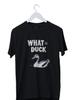 Funny What The Duck 90's Retro T Shirt Mens