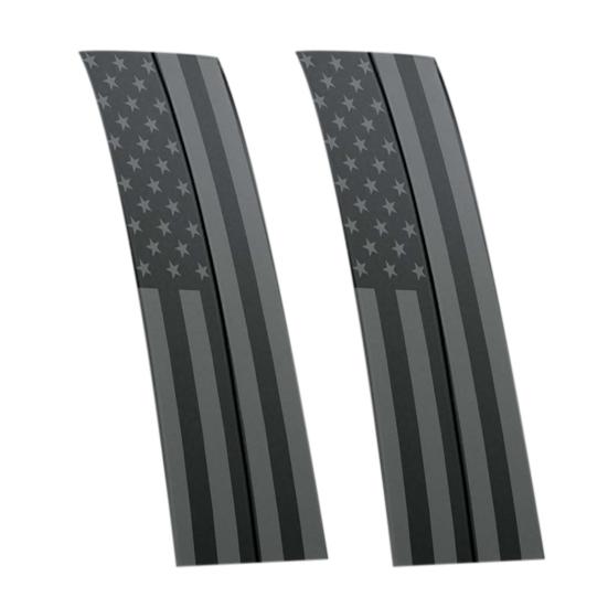 2Pcs Car Stickers Set for B-Pillar 12"x21.5" Gloss Vinyl Decals Self-Adhesive Dog Stickers Decorative Car Vinyls for Cars Laptops Walls