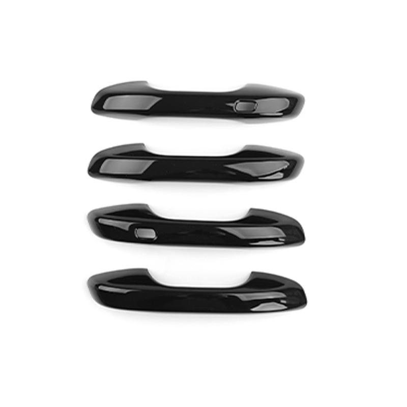 Car Exterior Accessories Touch/Button Style Carbon Fibre Gloss Black Exterior Door Handle Trim For Kia Sorento MQ4 -2026