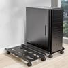 Computer Tower Stand Fits Most PC for Home Office,Mobile CPU Stand, Steel PC Tower Stand CPU Holder with Rolling Caster Wheels