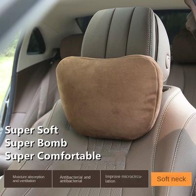 Araba Kafalık Boyun Desteği Koltuk bel desteği Maybach Tasarım S Sınıfı Yumuşak Evrensel Ayarlanabilir Araba Boyun Yastık Bel