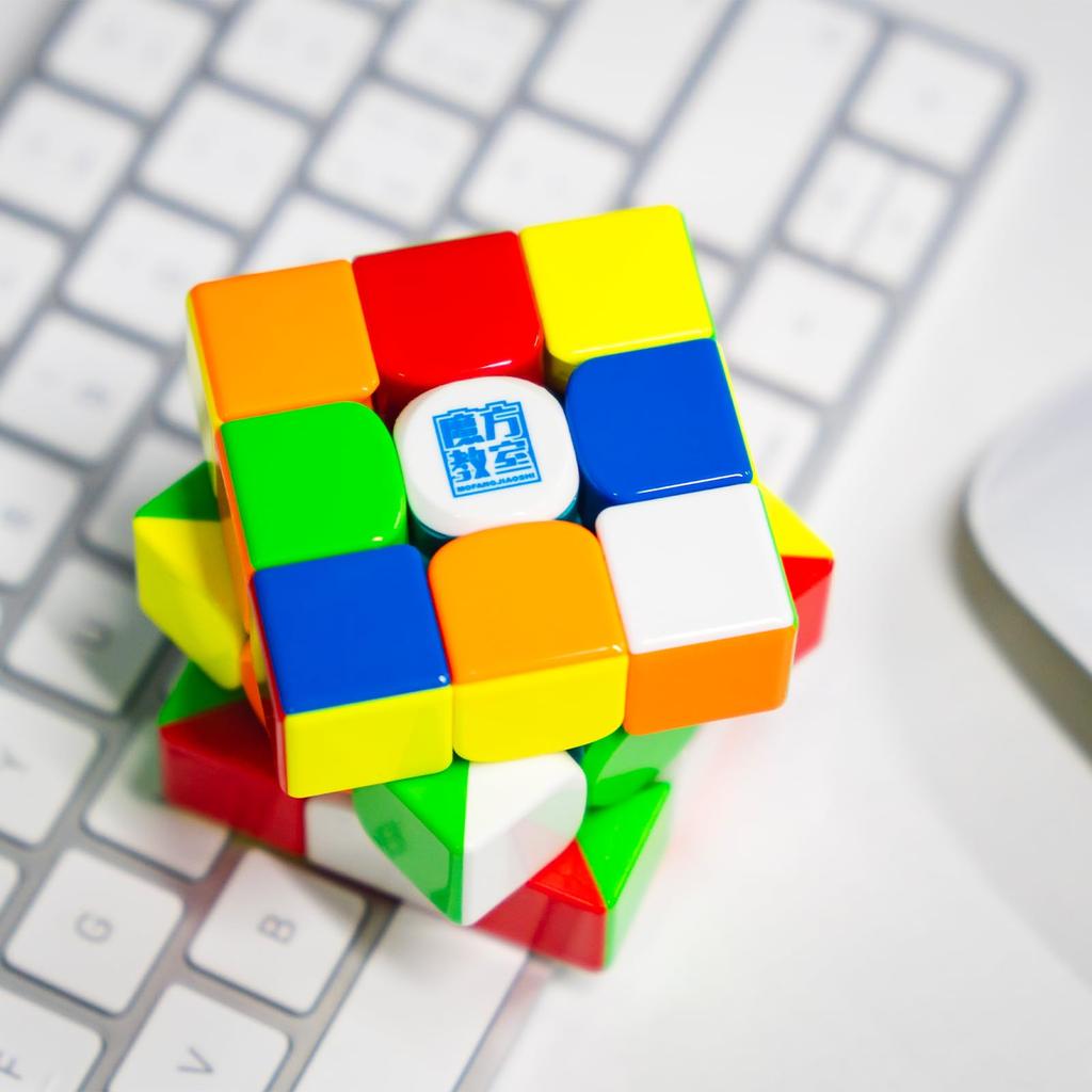 MOYU RS3M V5 Ball Core UV 3x3 Speed Cube Robot Shape Display 3x3 Puzzle Cube Without Sticker Gift Coating for Rs3mv5 MagLev Master Cube Speed Cuber