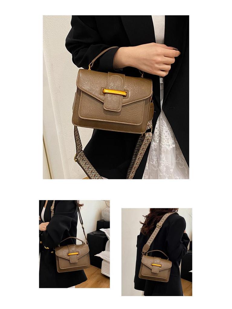 Versatile Women's Fashion Bag: Double & Single Shoulder Strap Crossbody