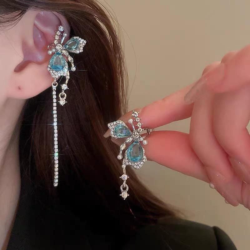 

Шикарные европейские и американские серьги с кисточками: Трендовый дизайн с длинными подвесками, чтобы подчеркнуть ваше лицо - Универсальная эффектная бижутерия для женщин