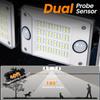 Solar Lights Outdoor Motion Sensor Garden Wall Fence Clip On Light LED Dummy Decoy Fake Security Camera Yard Sensing Lamp