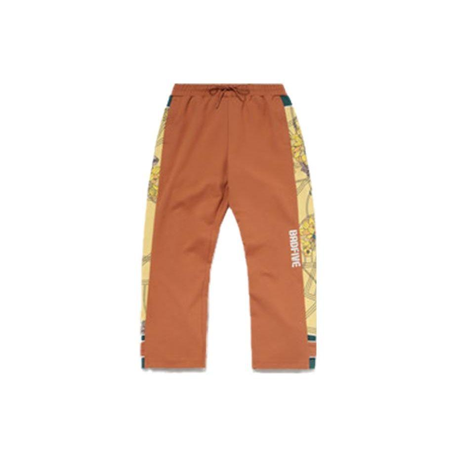 

Мужские спортивные брюки Li Ning Rage Series с боковым принтом и шнуровкой, трикотажные, коричневые AKYP061-2 L