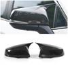 Carbon Fiber Ox Horn Rearview Mirror Lid Cover Trim For -2025 Toyota RAV4