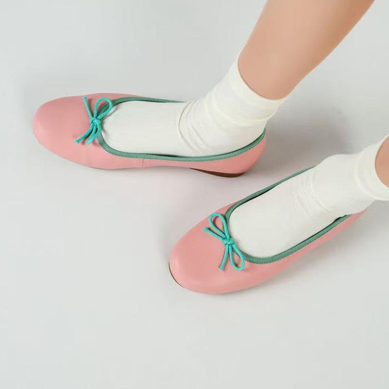 Новые нишевые туфли Мэри Джейн для женщин балетки с бантом и ремешком 40 3850₽