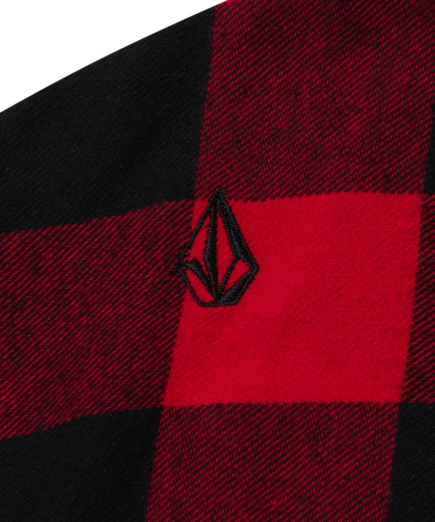 VOLCOM Snow & Surf Flannel Shirt (Red)