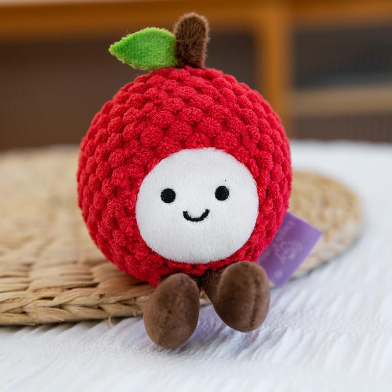 Cuter Coconut Mango Tangerine Fruit Plush Keychain With Soft Pp Cotton For Kids And Gift Enthusiasts