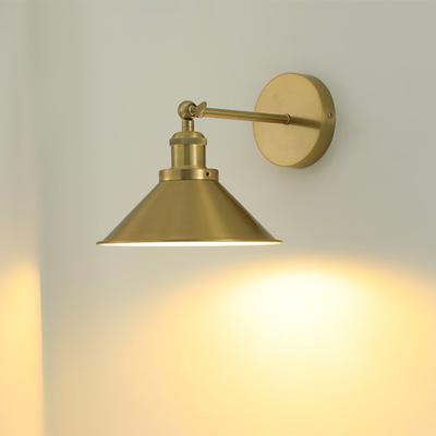 Wall Sconce Living Room Bedroom Bedside Vintage Iron Wall Lamp BlackCopper Indoor Decoration Lighting AC85265V