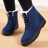 Boots Woman Snow Soft Women Booties Lace Up Shoes Woman Lightweight Warm Ankle Boots Plus Size Winter Shoes Boots Botas