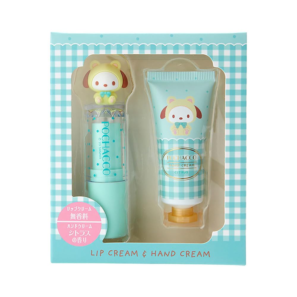 

Sanrio Pochacco Lip Balm Hand Cream Set 331741 & (Мотив Медведь)