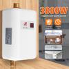 Mini Electric Water Heater Tankless LCD Instant Hot Water Heater Temperature Display 220V 3.8KW