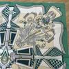Used HERMES Carre 70 "Bouquet of the Saddle Maker" Silk Scarf 25SS