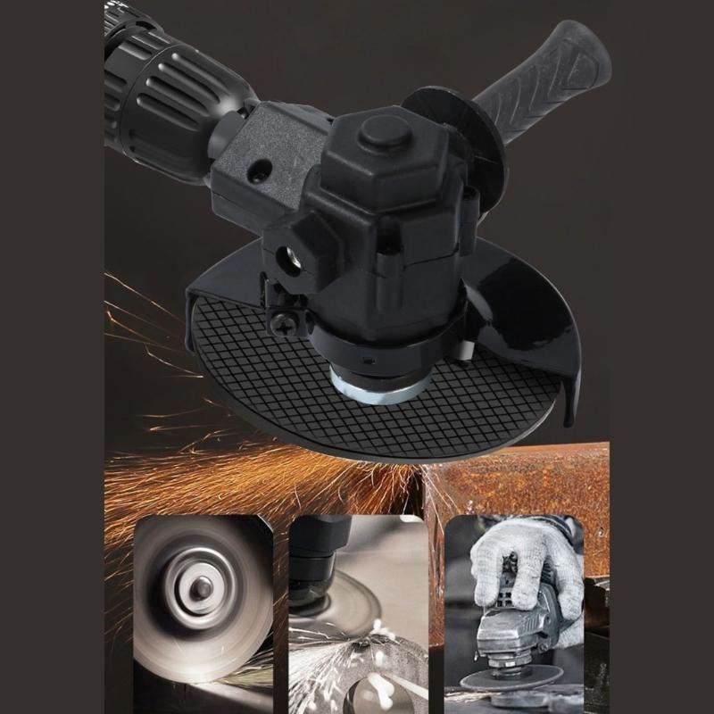 Convertizoare de găurit electric Adaptor polizor unghiular cu mâner pentru diverse proiecte de bricolaj Utilizare disc de tăiere 100-115 mm