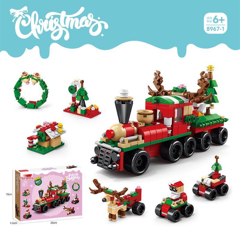Christmas Tree Building Blocks: LEGO-Compatible Educational Toys for Girls & Boys