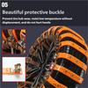 Widened Car Tire Snow Chains Anti-skid Winter Universal Tyre Snow Chains Thickened Ice-Breaking Anti-slip Cable Auto Accessories