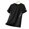 Ice Silk Running Quick-Drying Short-Sleeved Summer Mesh Fitness Sports Leisure Direct Sales Thin Loose Men'S Top