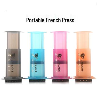 Portable French Press Coffee Maker with Filters