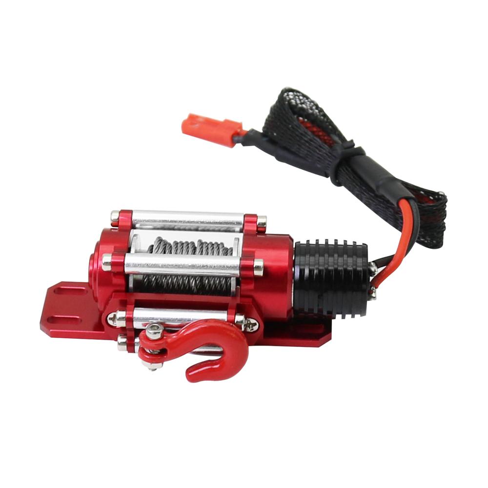 Metal Automatic Simulation Simulated Winch for 1/10 1/12 RC Crawler Car Axial SCX10 III 90046 D90 TRX4 TRX-6 D110 Redcat