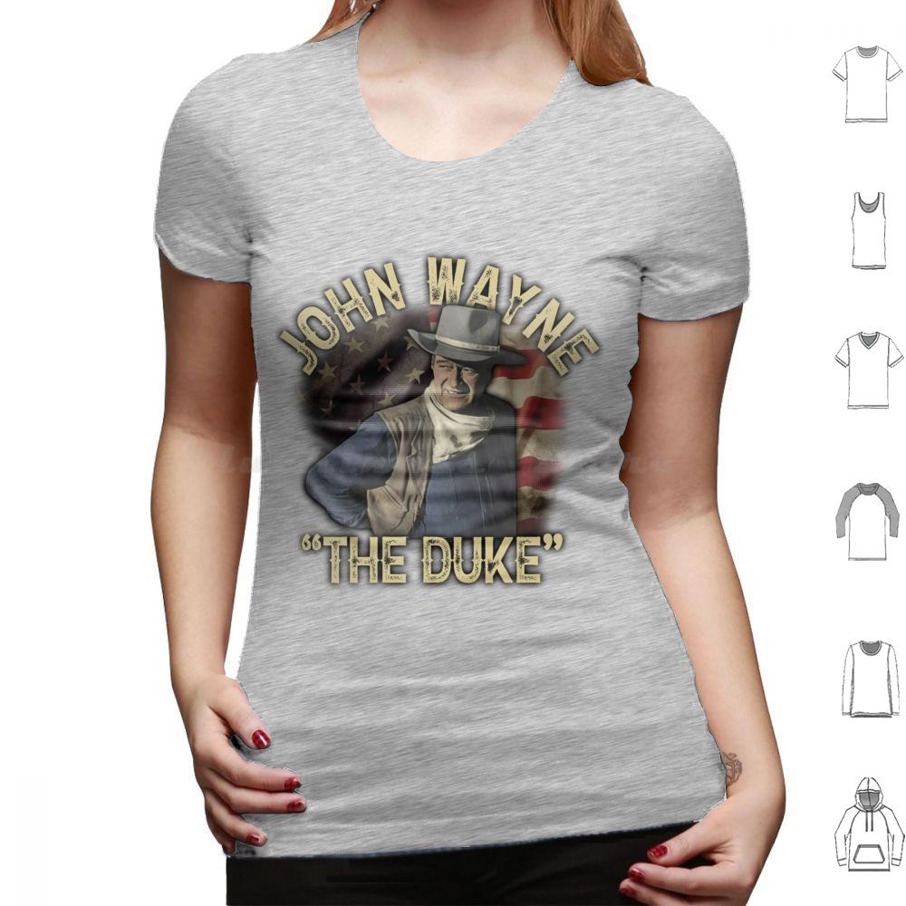 John Wayne The T Shirt Cotton Men Women DIY Print John Wayne Absinthe Joanne Cinema Fotografia Magliette The John Wayne Bravo