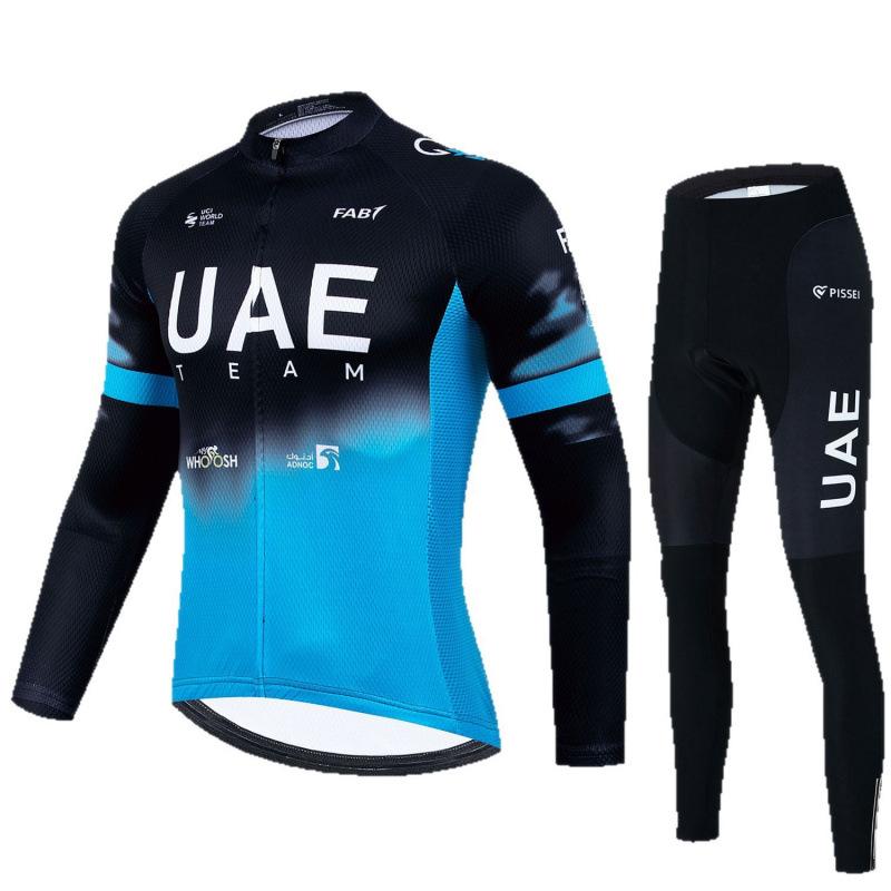 Team Cycling Suit Long-sleeved Suit Men's Spring, Summer and Autumn Road Cycling Suit 2026 Autumn Velvet Thin Cycling Suit