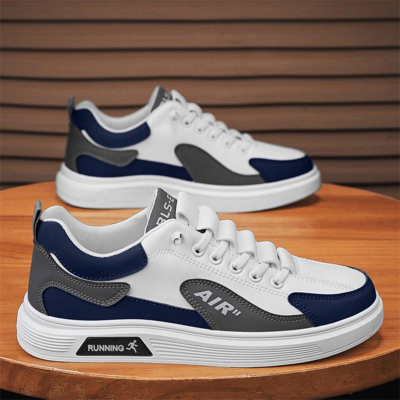 NKLSA Mens Shoes Summer Sneakers Casual Slip on Leather Loafers Luxury Designer Skateboard Outdoor Sports Platform Ankle Tennis