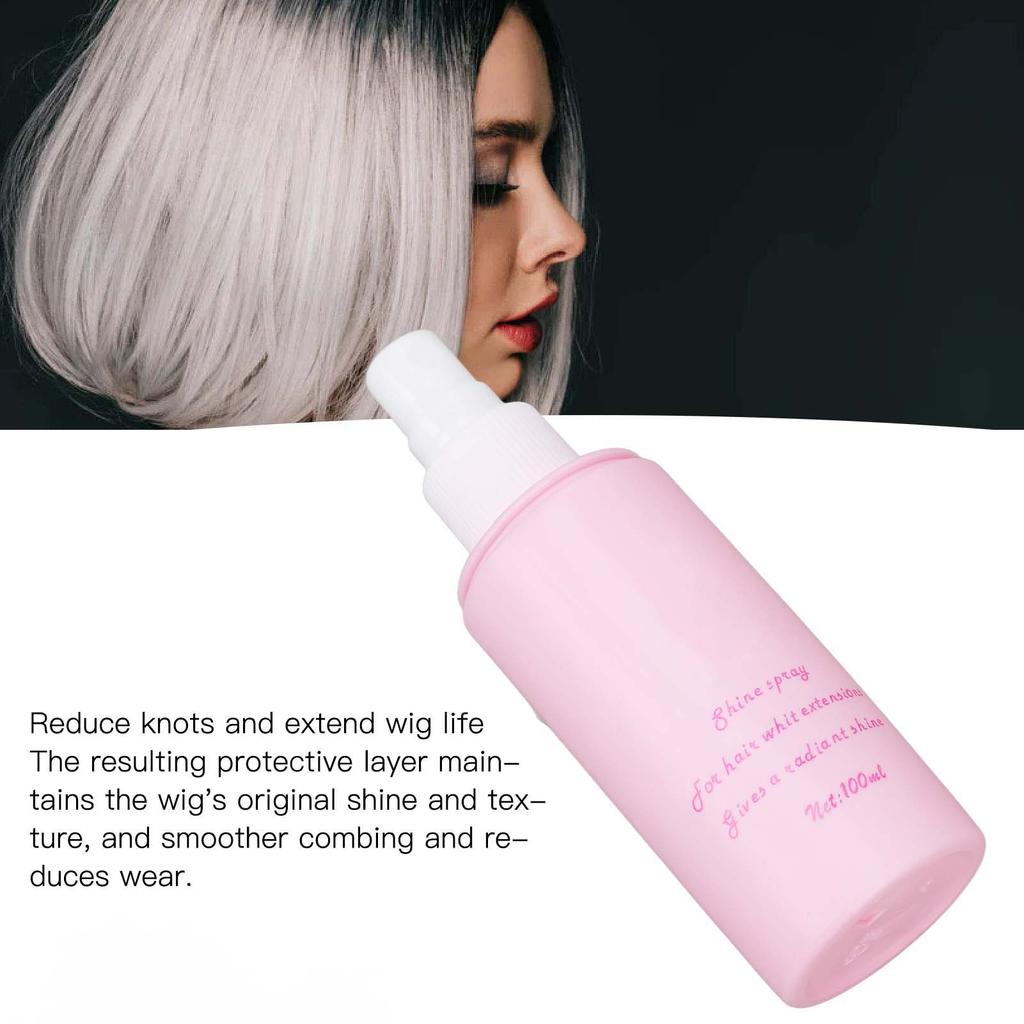 100ml Perückenpflegelösung Perücken Entwirrspray für Feuchtigkeitspflege Auffrischung Synthetische Perücken Leichtes Kämmen
