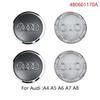 For Audi  A5 4Pcs 60/61/68/69/77/135mm Car Wheel Hub Caps Center Rim Cover Badge Decoration Accessories For Audi A4 A5 A6 A7 A8 Q5 Q7 Hubcap