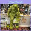 Macacão Monstro Cabeludo Verde Grinch Fantasia Cosplay de Alta Qualidade Para Todas as Idades