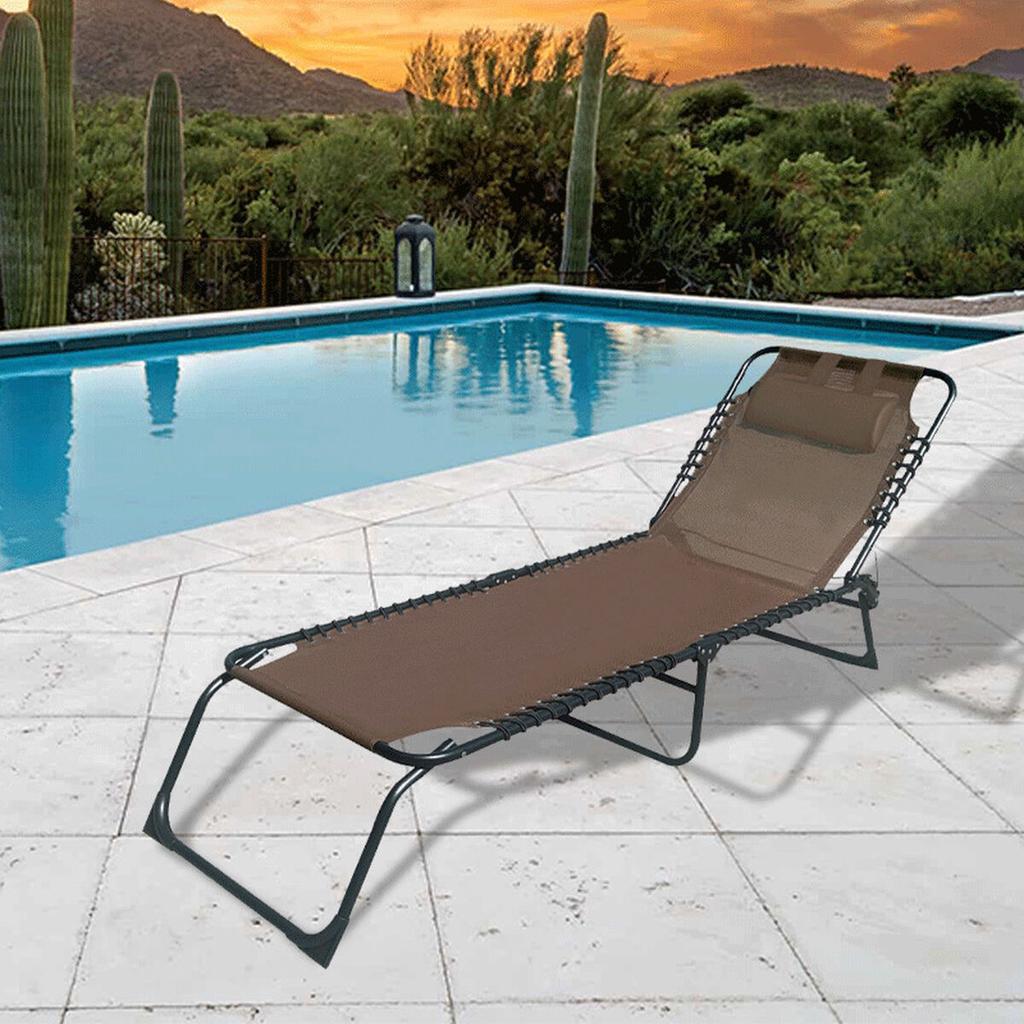 Sun-lounger Marbueno Brown 190 X 27 X 58 Cm