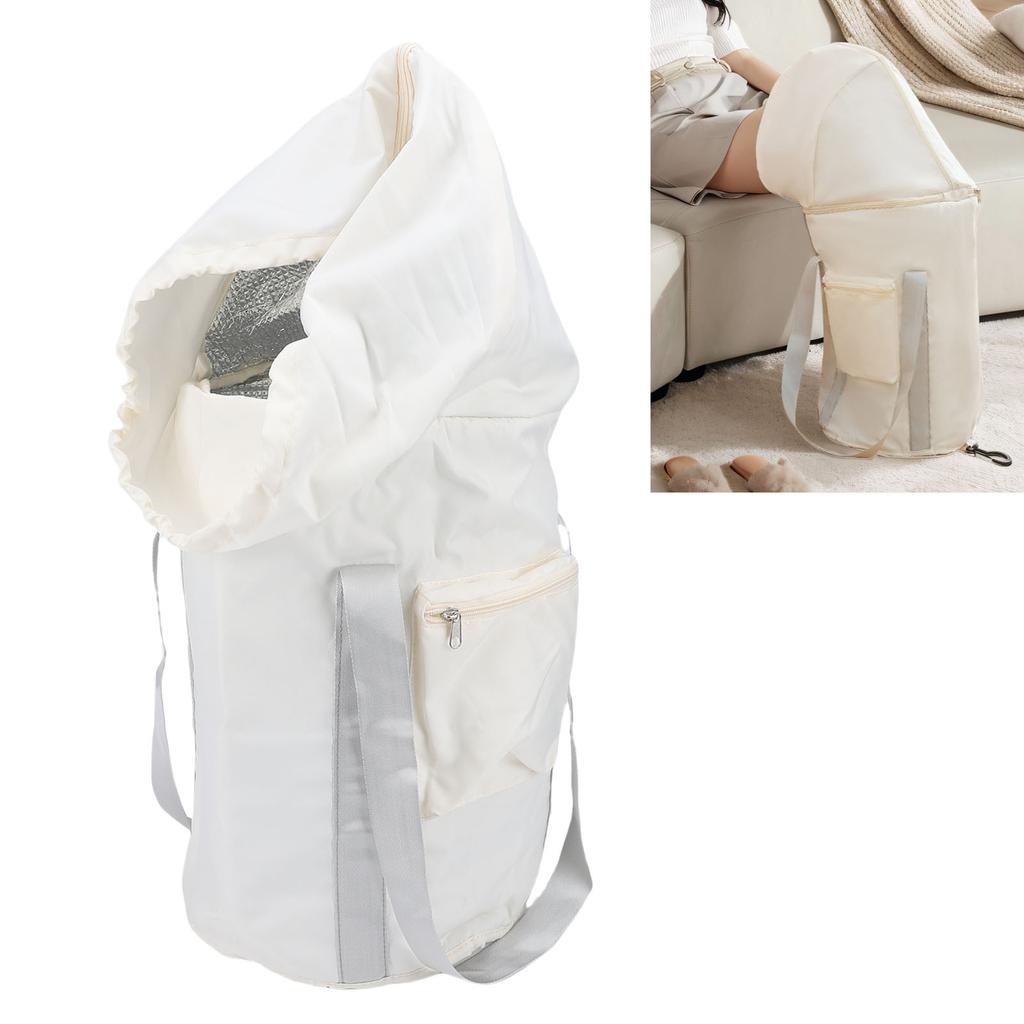 Portable Foot Bath Bucket Foldable PVC Feet Soaking Bag for Home Dormitory Travel Use