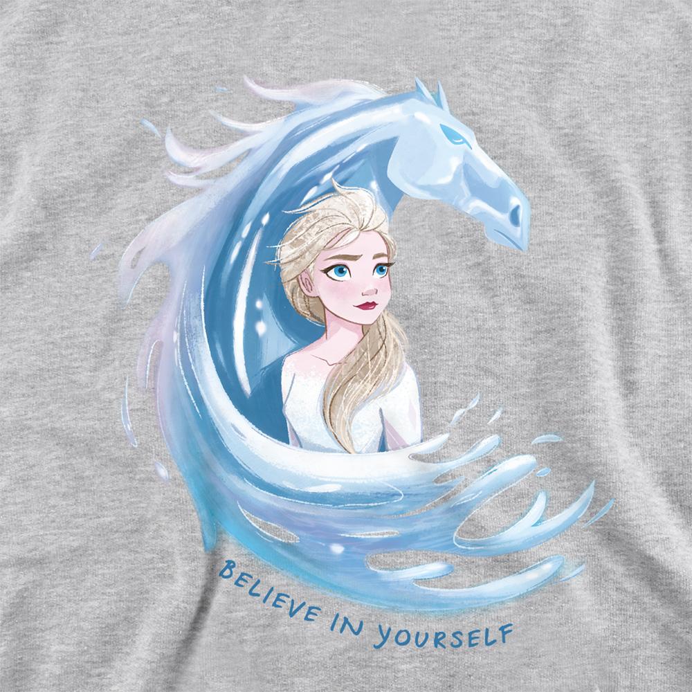 frozen Childrens/Kids Believe In Yourself Elsa & Nokk Heather Pullover Hoodie