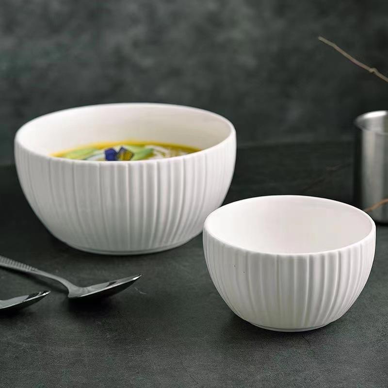 Ceramic soup bowl household luxury high-value large boiled fish bowl exquisite high-end tableware