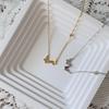2024 Women's Luxury Butterfly Necklace: Elegant Summer Clavicle Chain, Simple & Versatile Design