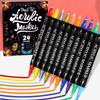 Professional Drawing Sketching Colored Art Markers with Safe Inks Smooth Writing Experience Gift Ready Bucket Packaging