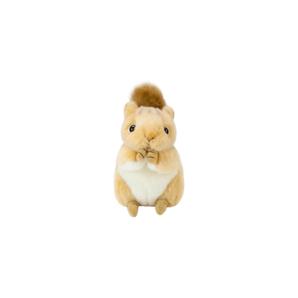 Yoshitoku Risu No Sack Plush Squirrel Toy Soft Stuffed Animal Kids Gift