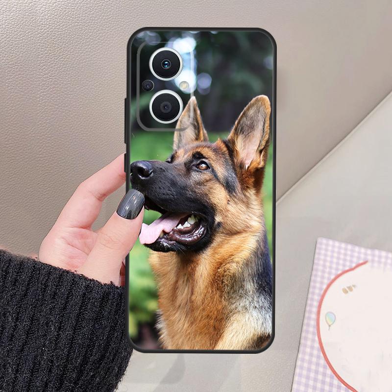 

German Shepherd Dog Funda For OPPO Reno 10 11 12 13 14 Pro 8 7 Lite 11F 12F 13F 14F OPPO Find X8 X5 X6 X9 Pro Case OPPO Reno7 4G