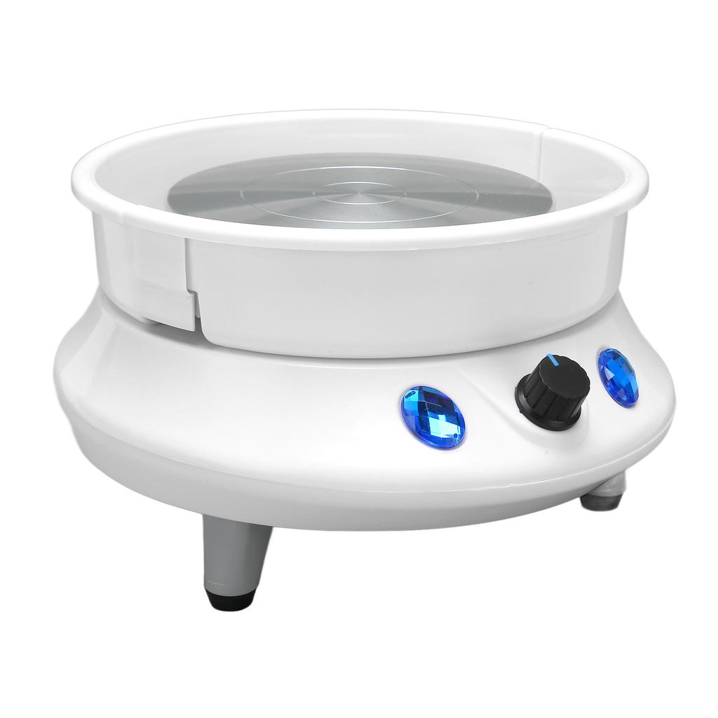 Pottery Wheel 5.9in Turntable 5060Hz 200RPM Detachable Low Noise Stable Pottery Forming Machine