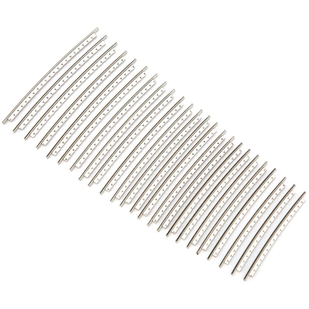24PCS White Copper Fret Wire Replacement White Cupronickel Fretwire  Guitar Repair