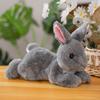 Simulation Animal Rabbit Doll Plush Toy Bunny Rabbit Doll Children Sleep Soothing Rag Doll Birthday Gift