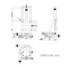 SEMXYZL80 ACR XYZ High Accuracy Lift Linear Motion Manual Stage Fine Tuning Slide Table 80*80mm