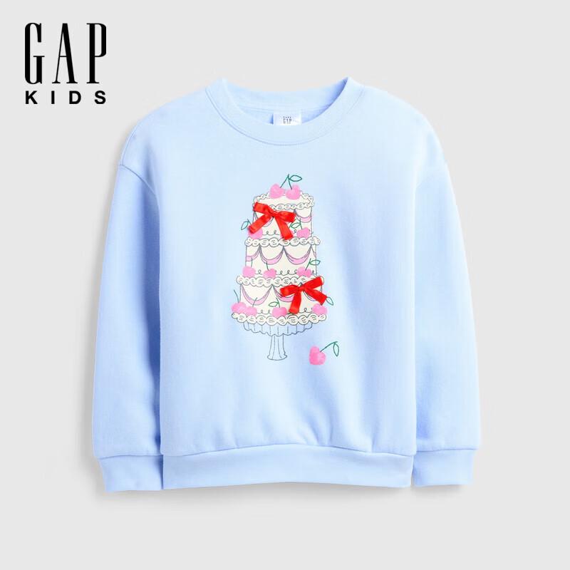 

GAP Girl Toddler 2025 Winter 3D Print Fleece Sweatshirt 110/56