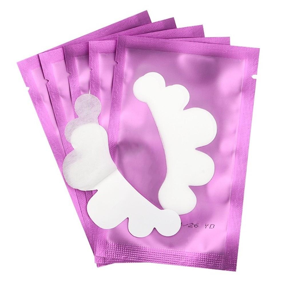 50Pairs Cloud Shape Grafting Eyelash Under Eye Pads White Lash Gel Patches Lash Grafting