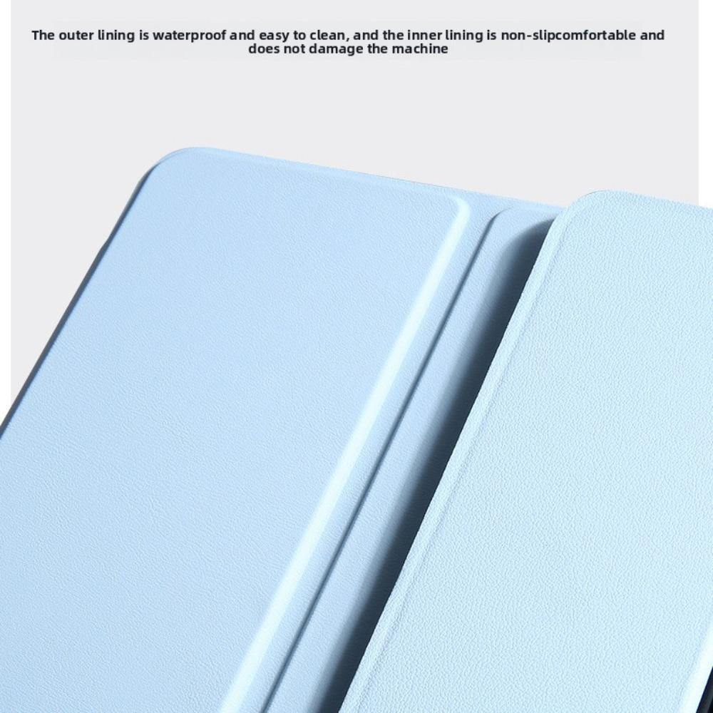 For OPPO Pad 4 Pro Case with Air 23 Pen Slot 11.4 12.1 Inch Transparent Anti Bend Leather Cover for Tablet