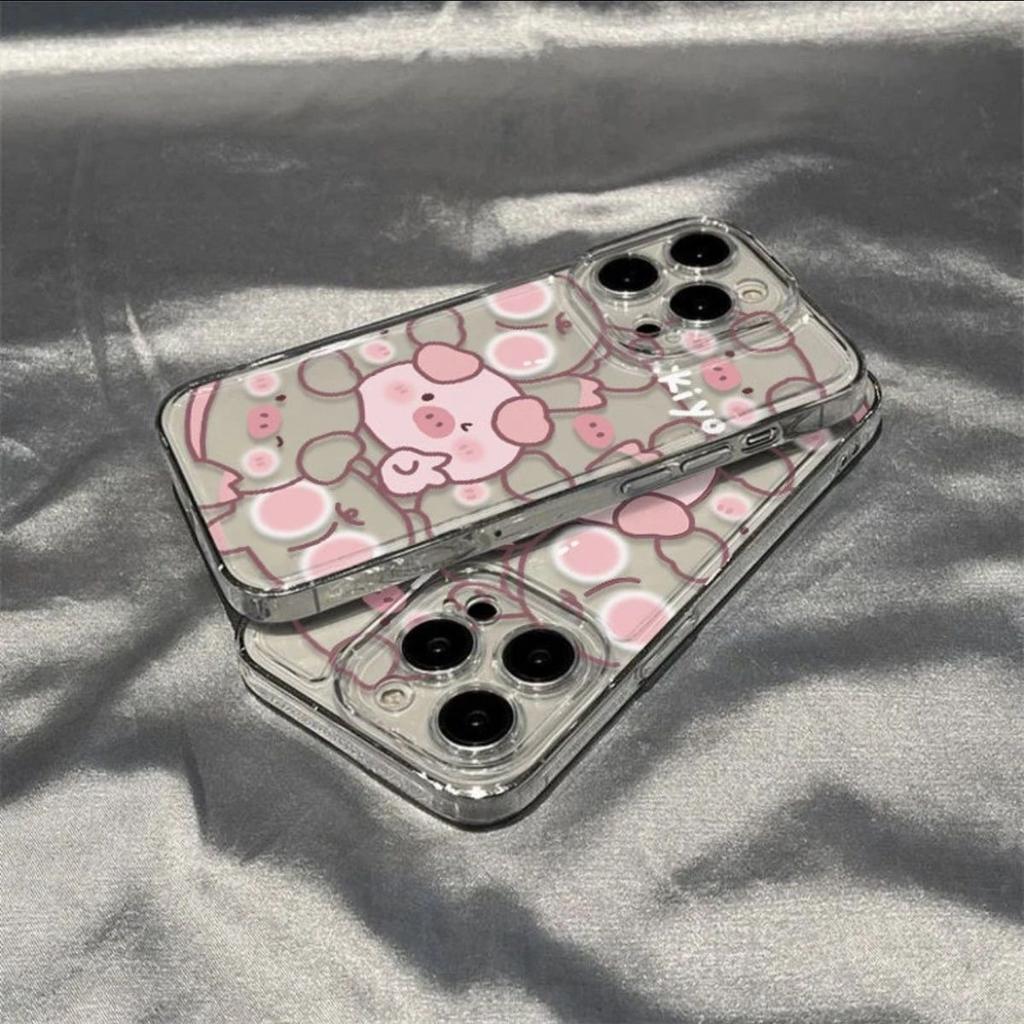 Transparent Phone Case Space Shell Phone Protective Case Material for Apple Phone Protective Case High-end Sense Cute Cartoon