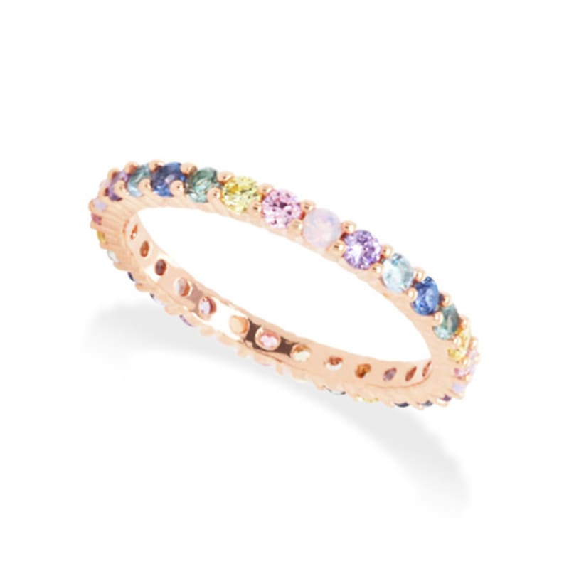 

MACIER 2MM Пастельна каблучка (Рожеве золото) No. 13