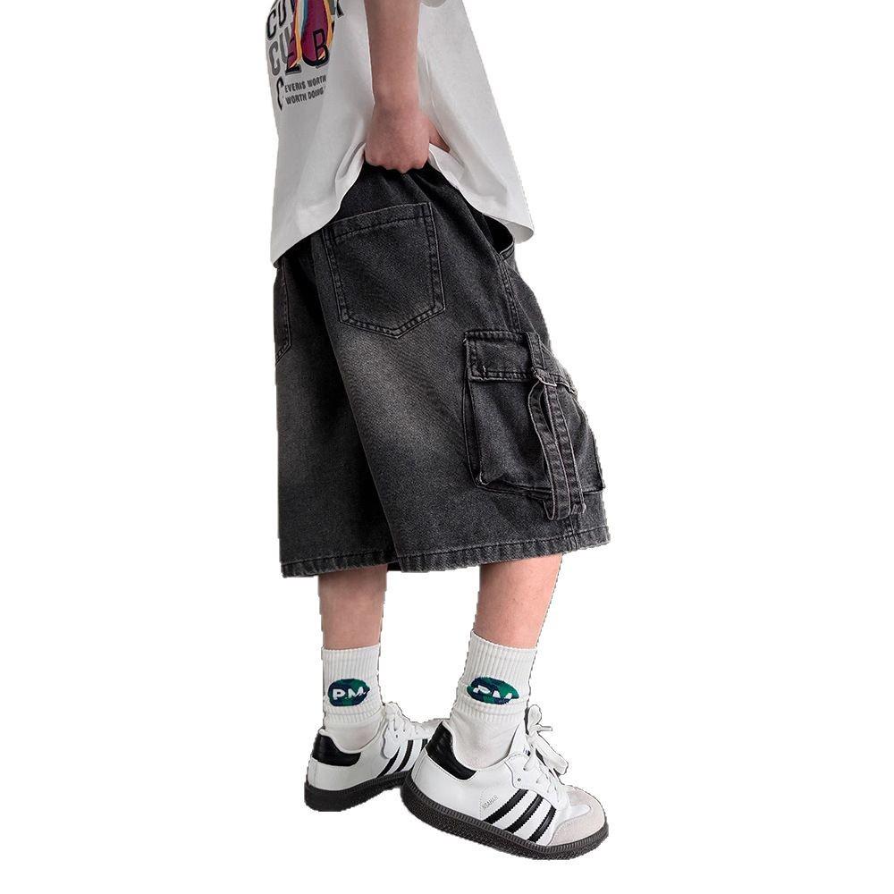 Jungen Sommer 2025 Denim-Shorts - Trendiger Five-Pocket-Stil für Kinder