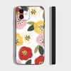 Art Flower For IPhone 15 16 14 Plus 13 12 11 17 Pro Max 17 Air Black Soft Phone Cover